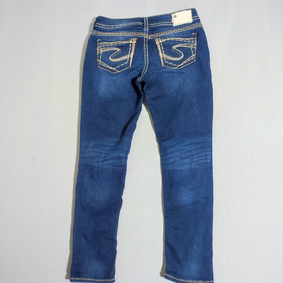 Silver Jeans Suki Skinny women's size 29/29 dark wash blue colour straight leg - Picture 3 of 15